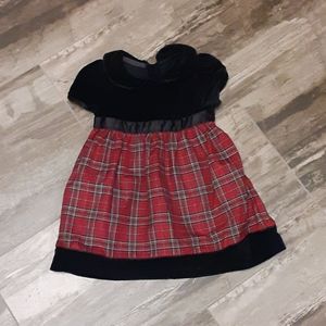 Sweet IVY size 2 black and red plaid dress